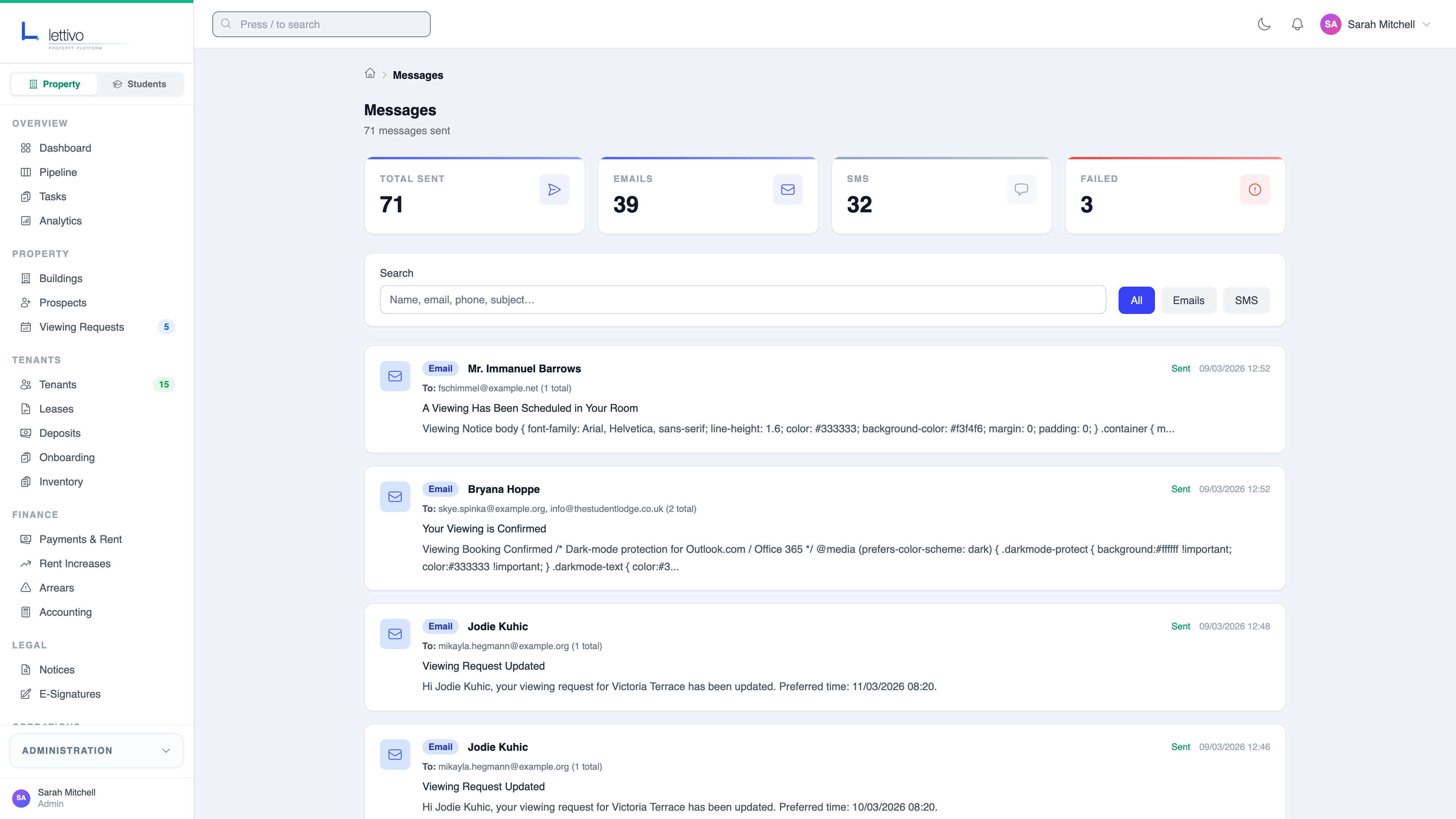 Bulk messaging and templates