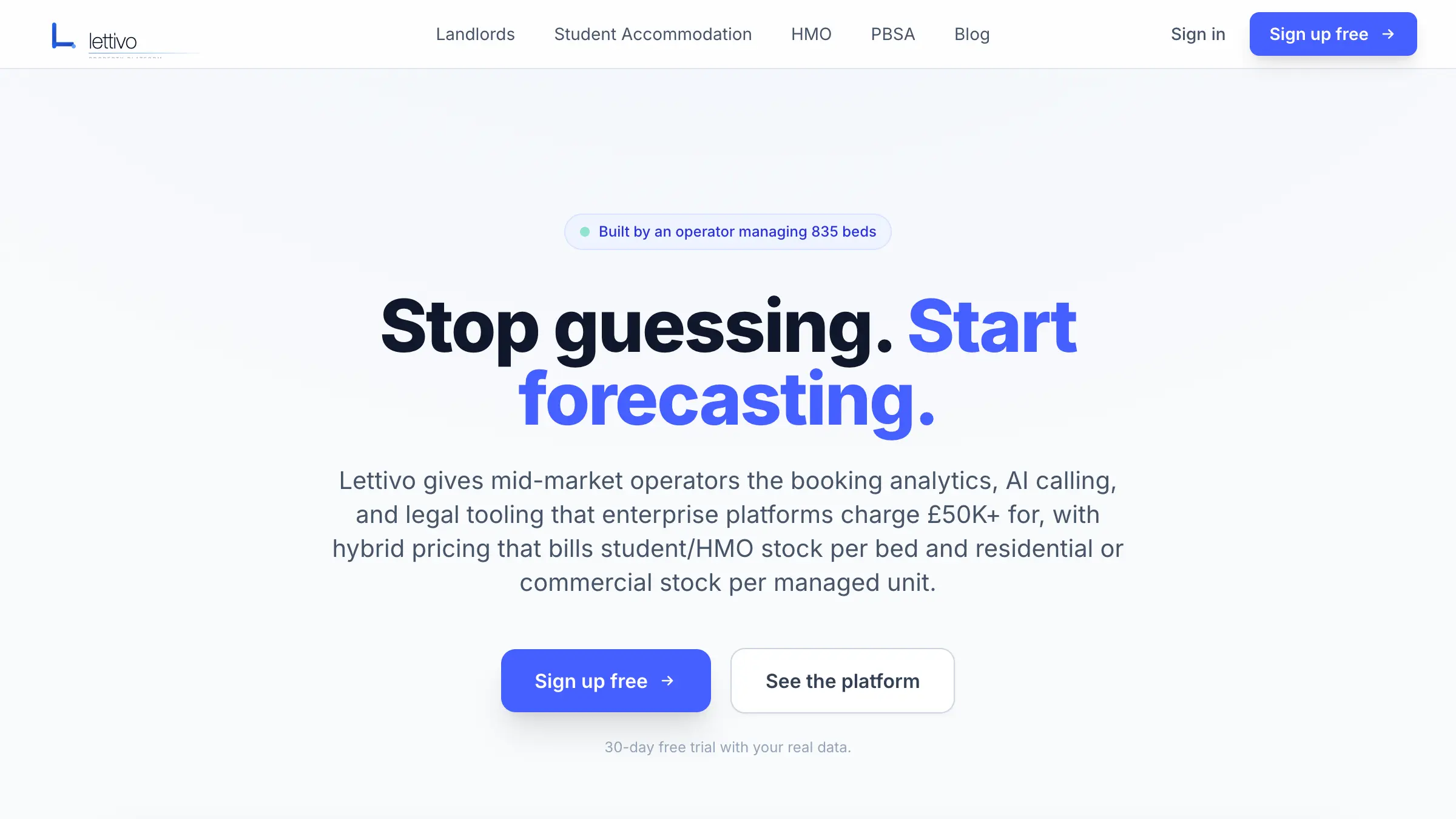 Lettivo SaaS platform — built by D4N